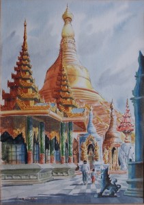 Shwedagon Pagodaby Maung Lar Ban @ 1936