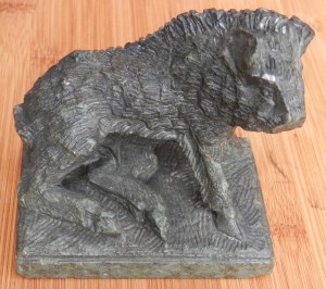 Il Porcelliino in Verdi Marble unknown artist @ 19th century?