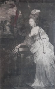Georgina, Duchess of Devonshire mezzotint by Valentine Green