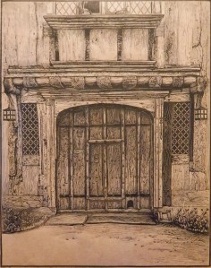 Door Within a Door artist unknown - woodcut?