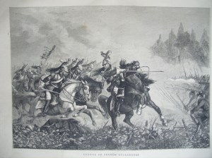 Charge of the French Cuirassiers for 'The Graphic Illustrated' 1870
