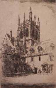 Merton College, Oxford by G Huardel-Bly