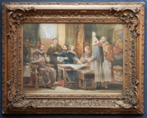 Columbus Vincent Brooks lithograph 1854 after George Cattermole 