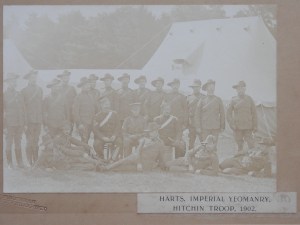 Harts. Imperial Yeomanry Hitchin Troop 1902