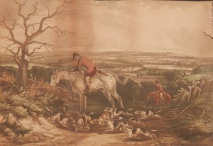 Death of the Fox aquatint unknown engraver