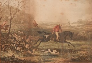 The Chase aquatint - unknown engraver