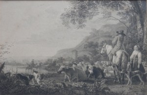 Evening etching @ 1838