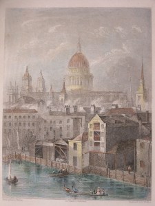 St. Paul's Cathedral from Winkle'as cathedrals @ 1840