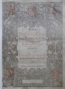 Book of Common Prayer @ 1600