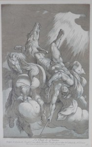 La Chute de Phaeton by Nicolas Le Sueur after Joseph Cesari @ 1730