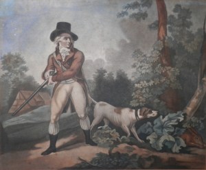 Hare Shooting engraved by C. Cotton after George Morland