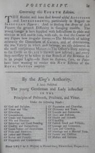 The Royal Gauger by Charles Leadbetter @ 1755