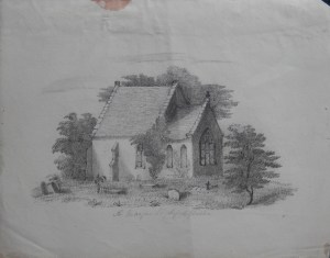 St Margaret's Chapel, Gloucester by unknown artist @ 1845
