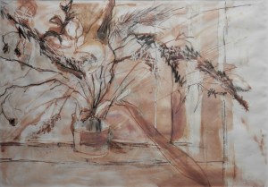 Plant Study signed H. Lintott (Henry John Lintott?)