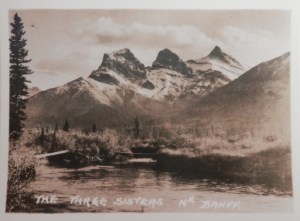Three Sisters photograph by Byron Harmon