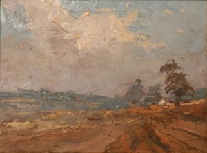 Hertfordshire 'Autumn' oil by Peter Gilman