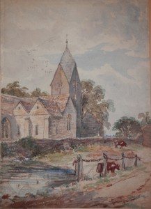 St Mary's Church, Sompting, Sussex artist unknown @ 1800+