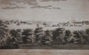 A View of Plymouth from The New London Magazine 1793