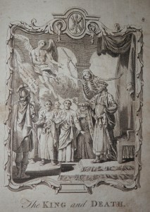 The King and Death from The New London Magazine 1793