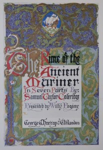 The Rime of the Ancient Mariner - title page by Willy Pogany @ 1910