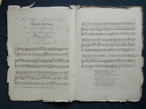 My Native Land Good Night - poem by Byron - music by Mr. Sinclair @ 1820