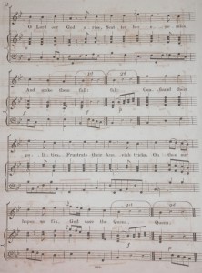 God Save The Queen published by J. Duff @ 1837