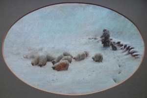 A Joyless Winter Day after Joseph Farquharson @ 1883