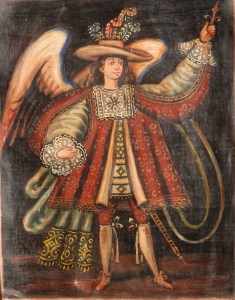 Military Archangel - Cuzco School - 17th/18th century