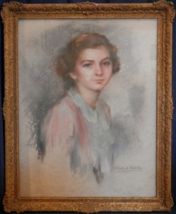 pastel portrait by Adelaide Webster