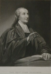 Rev. John Fletcher - etching by J. Thomson